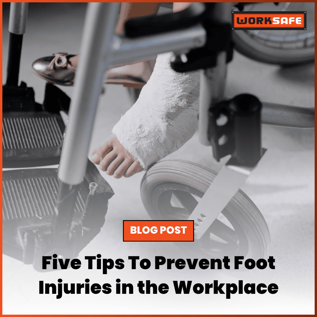 how to prevent foot injuries in the workplace